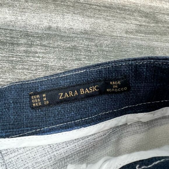 Zara basic striped A line skirt - Picture 6 of 8